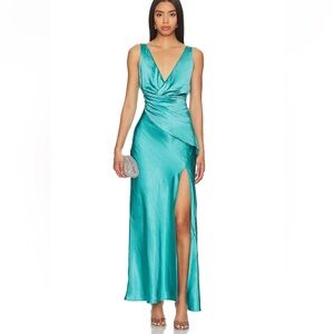 ELLIAT Junia Dress in Aquamarine Size XXS
